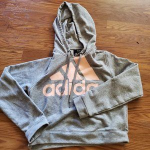 Women Medium Cropped Adidas Hoodie